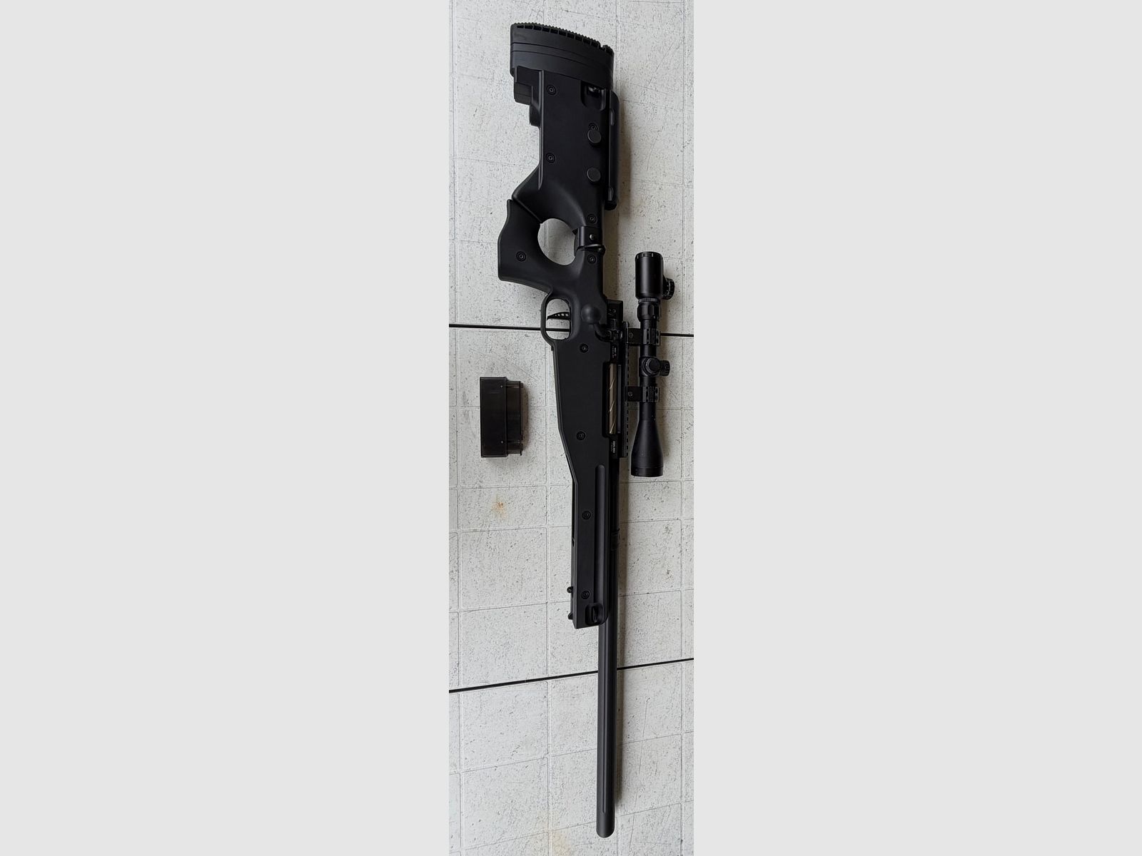 Airsoft Sniper Scharfschützengewehr Novritsch SSG 96 MK 2 mit Zielfernrohr und Montage , Bild 1 von 4