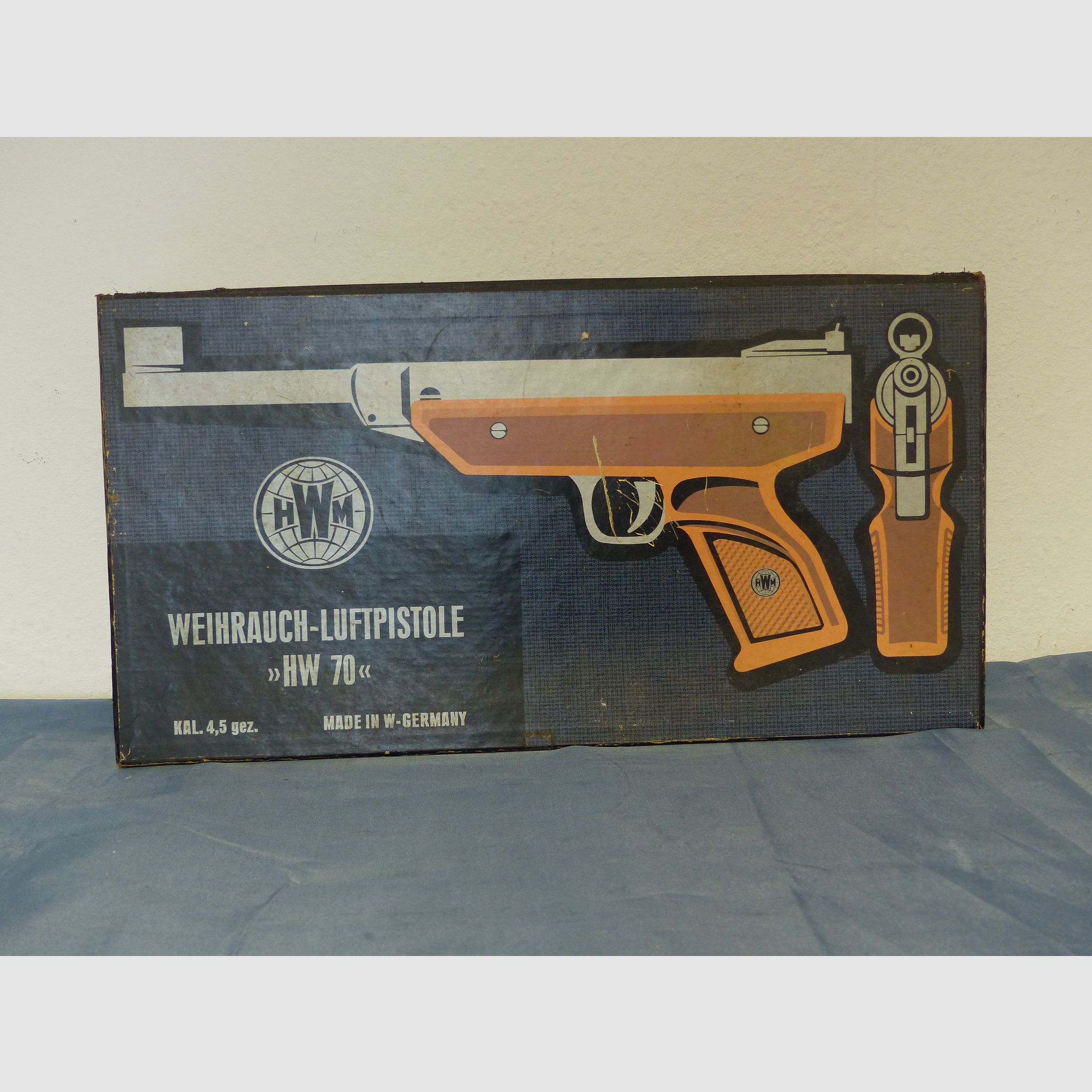 Pistola de aire Weihrauch HW 70 4,5 mm Diabolo sin F con OVP número de serie 284