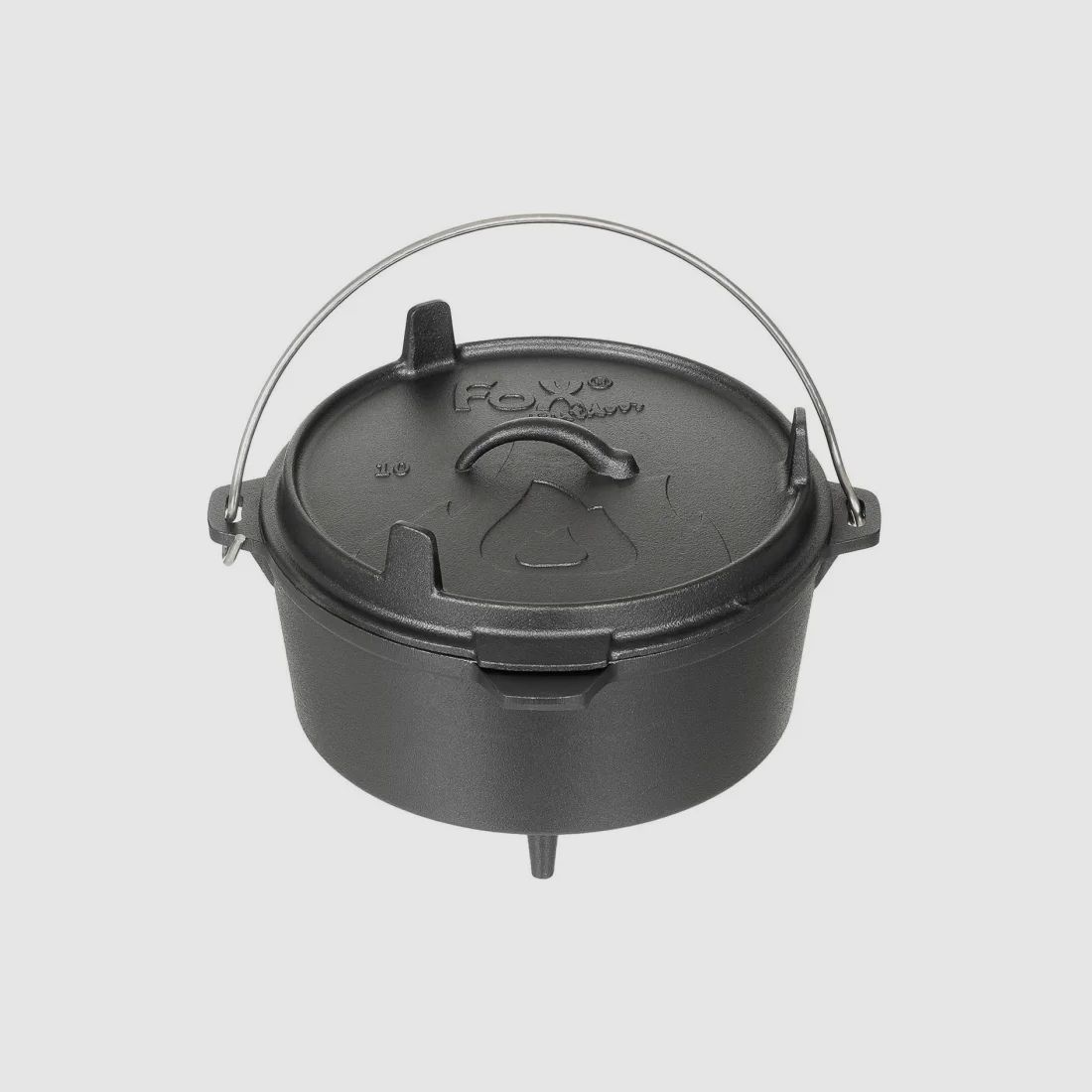 Feuertopf, "Dutch Oven", Gusseisen, ca. 3,8 l