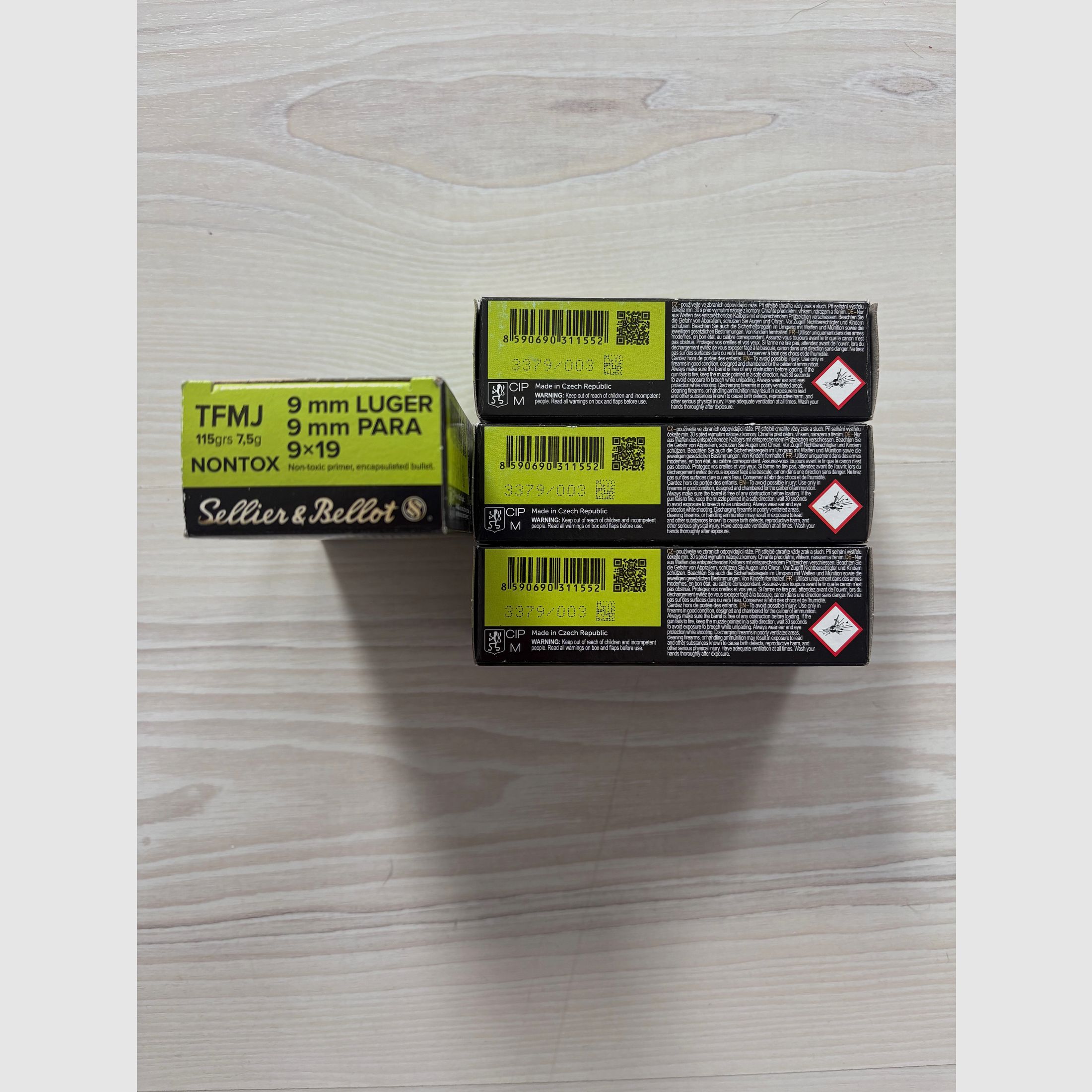 9mm Luger/Para S&B Nontox 115gr