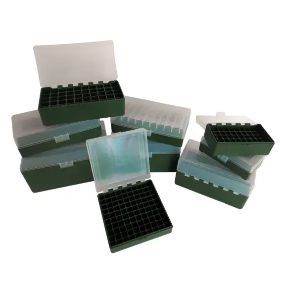 Caja Megaline para 50 Cartuchos Calibre 222 a 223 con Tapa Transparente, imagen 1 de 8