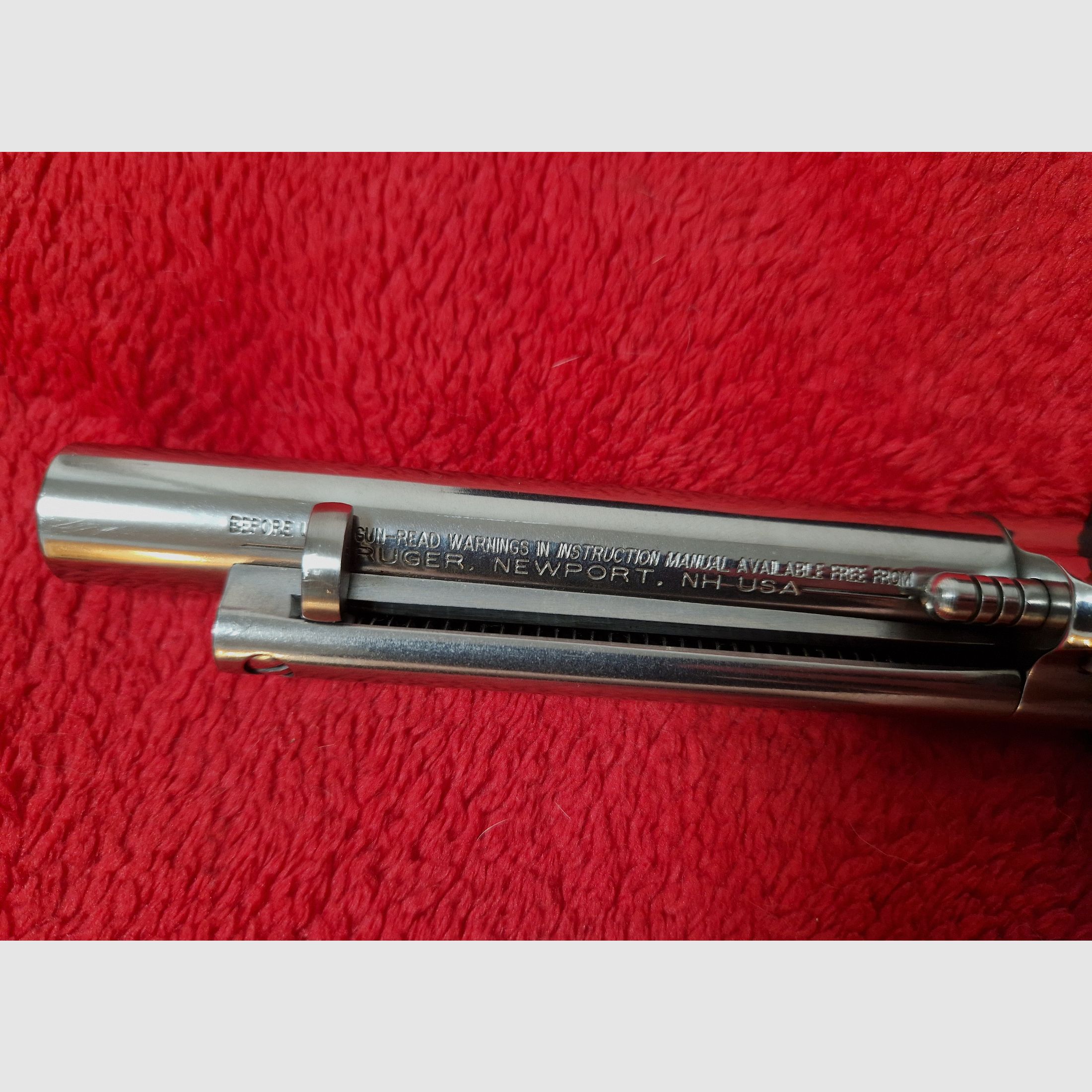 Ruger New Vaquero .357 Mag. – Hochglanz-Edelstahl - ideal für CAS – Top Zustand
