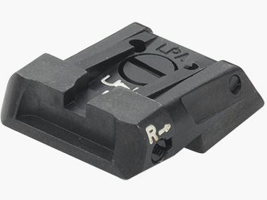 LPA MPS2TA06 regulowana muszka meczowa dla Tanfoglio Force, Compact, EAA Witness, Jericho – Czarne pole widzenia