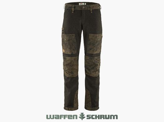 Pantaloni Fjällräven Värmland in lana Verde Oliva Scuro - Camo Verde Oliva Scuro