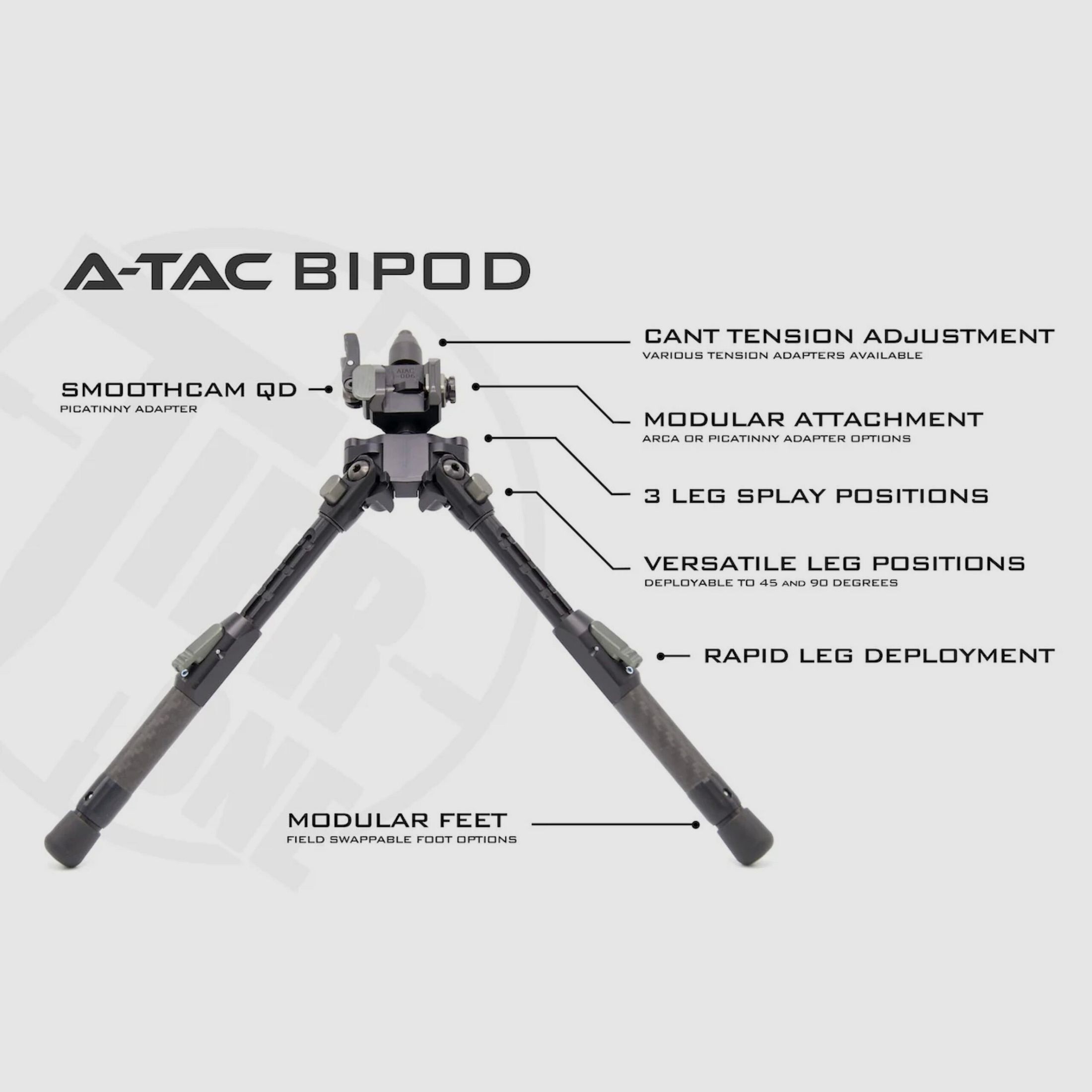 Tier One ATAC Bipod Carbon, Bild 5 von 5