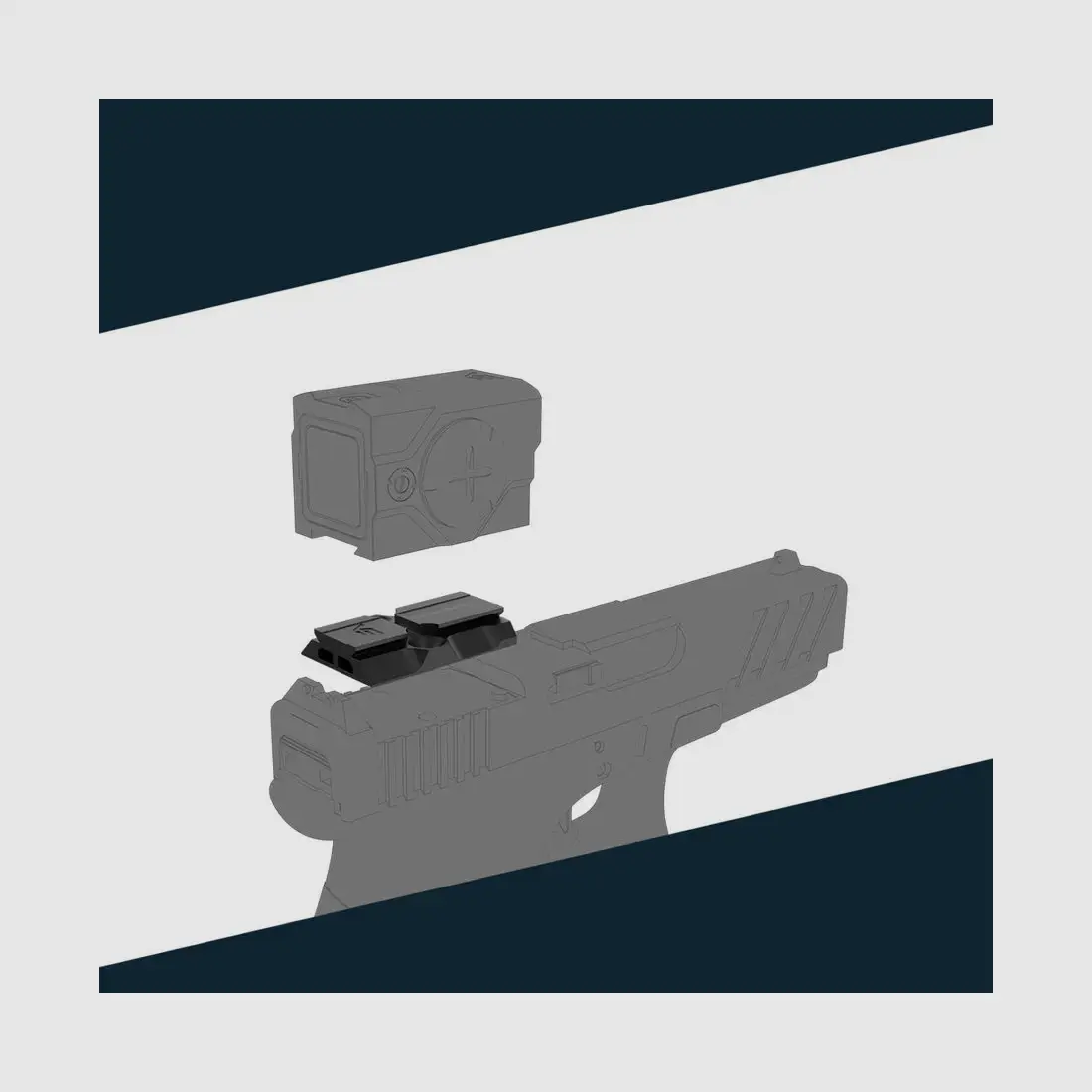 Vector Optics SCFRM-13 Adattatore MOJ/RMR a VOD, immagine 3 di 5
