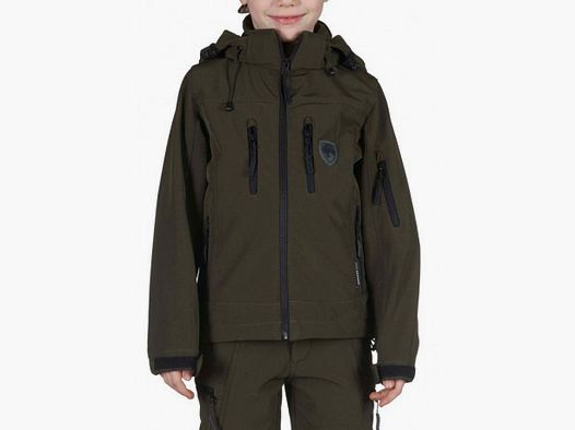 Grüne Kinder-Jacke aus Softshell U-TEX Art. 96056 355