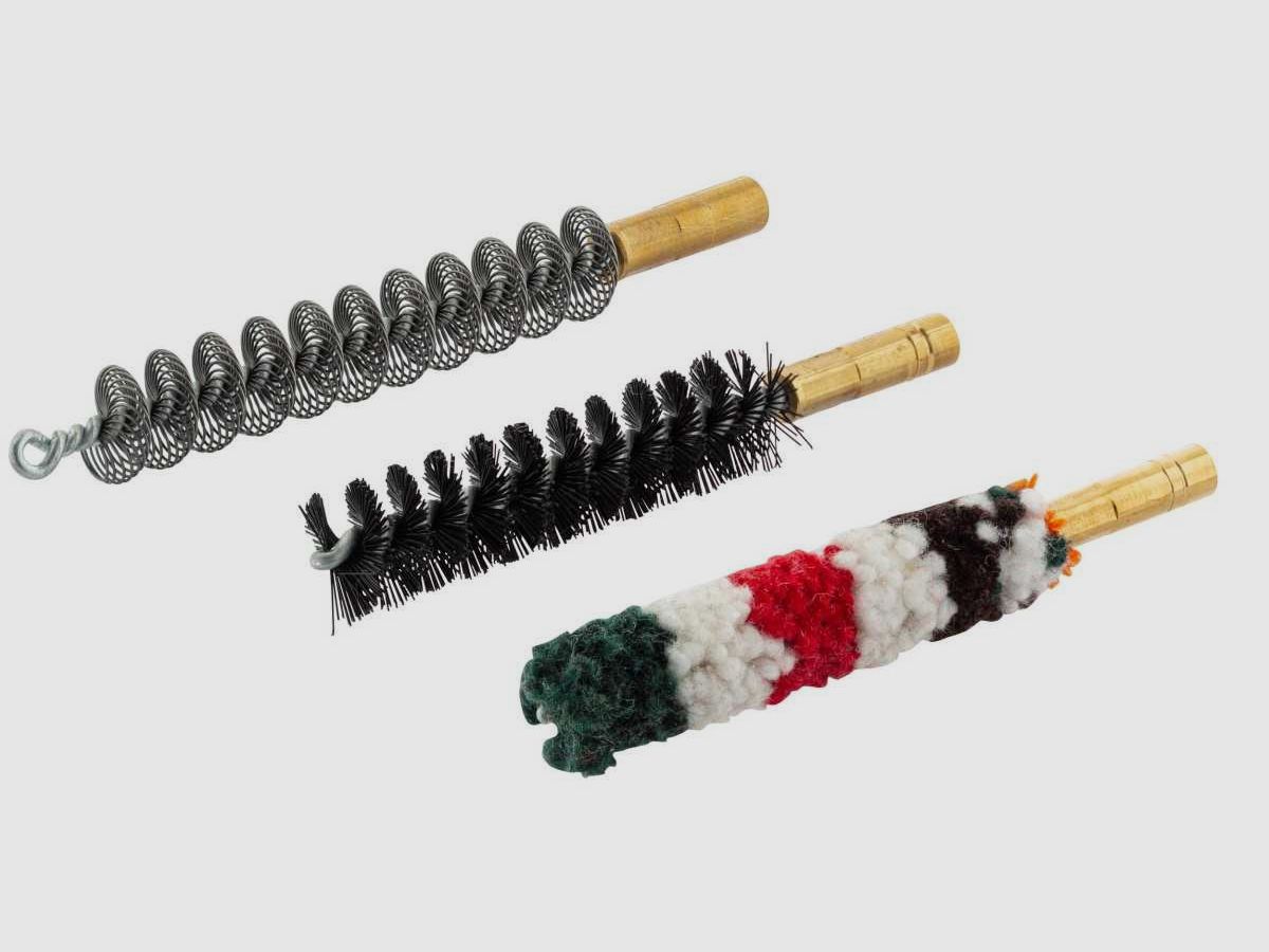 Set aus drei Spiralbürsten für Glattlaufwaffen - Kal. 9 mm, Bild 1 von 3