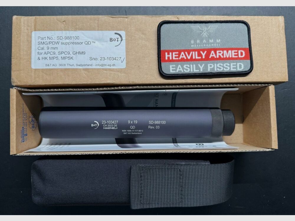 B&T AG (Brügger & Thomet) SMG / PDW suppressor QD