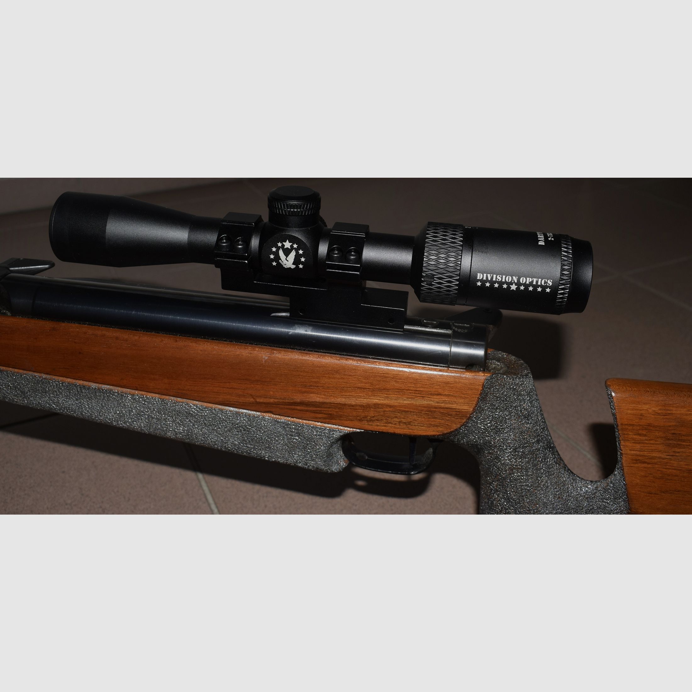 Air rifle Walther LGR sniper conversion completely revised