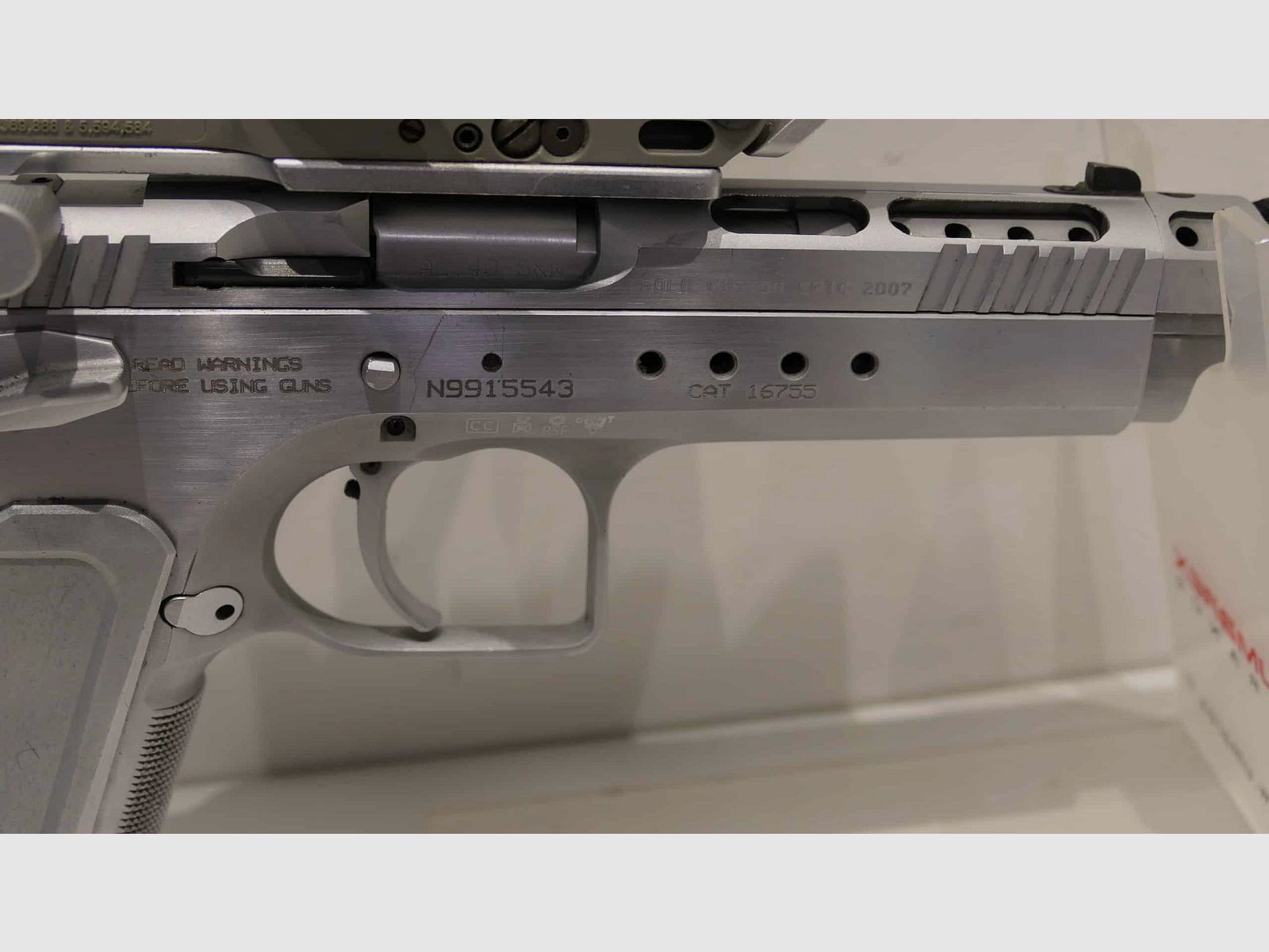 pistolet tanfoglio limited xtrem cal 40sw -occasion, image 8 sur 9