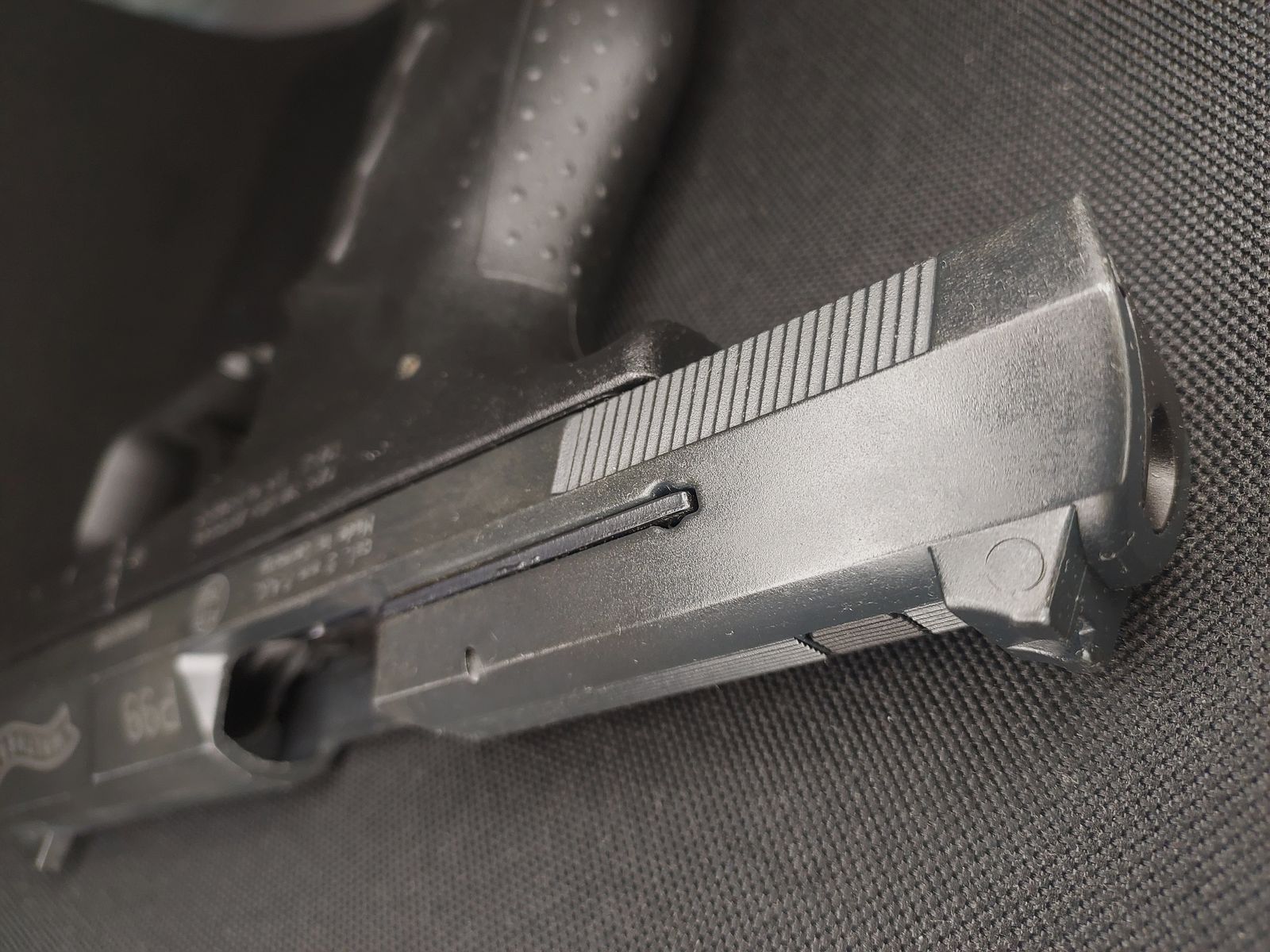 Walther P99 Schreckschuss Pistool 9mm P.A.K. (PTB 762) P 99 met Coptex Holster