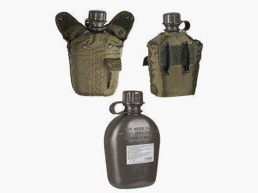 MIL-TEC US Feldflasche mit Hülle
