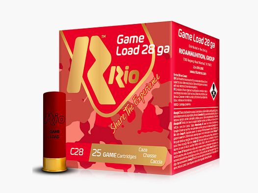 Jagdkartuschen RIO Game Load Links Kaliber 28