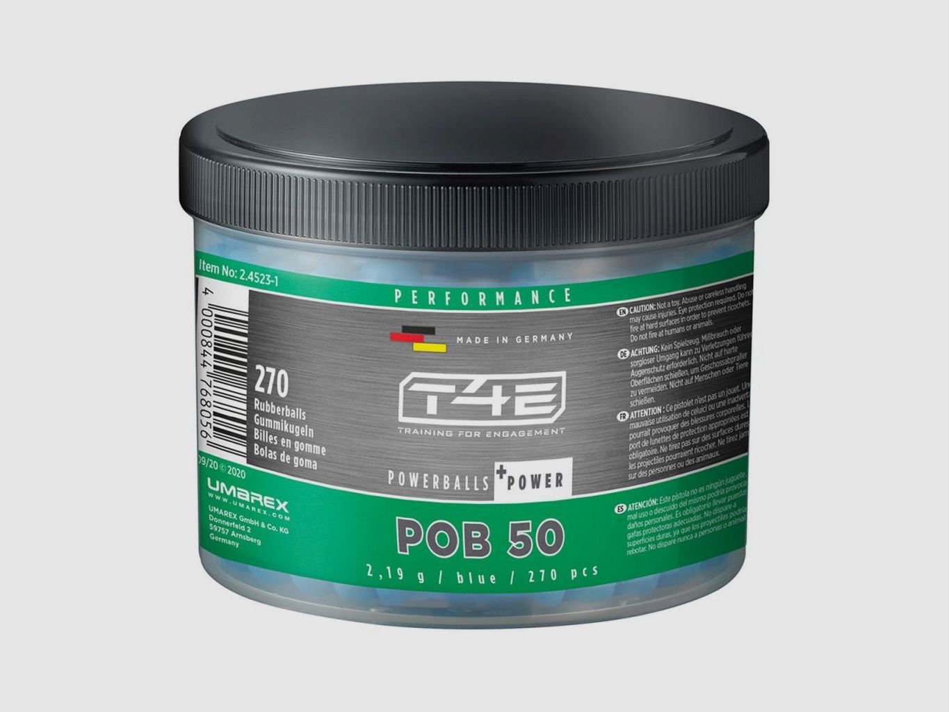 T4E Performance POB 50 Gummikugeln Kaliber .50 - 270Stk.