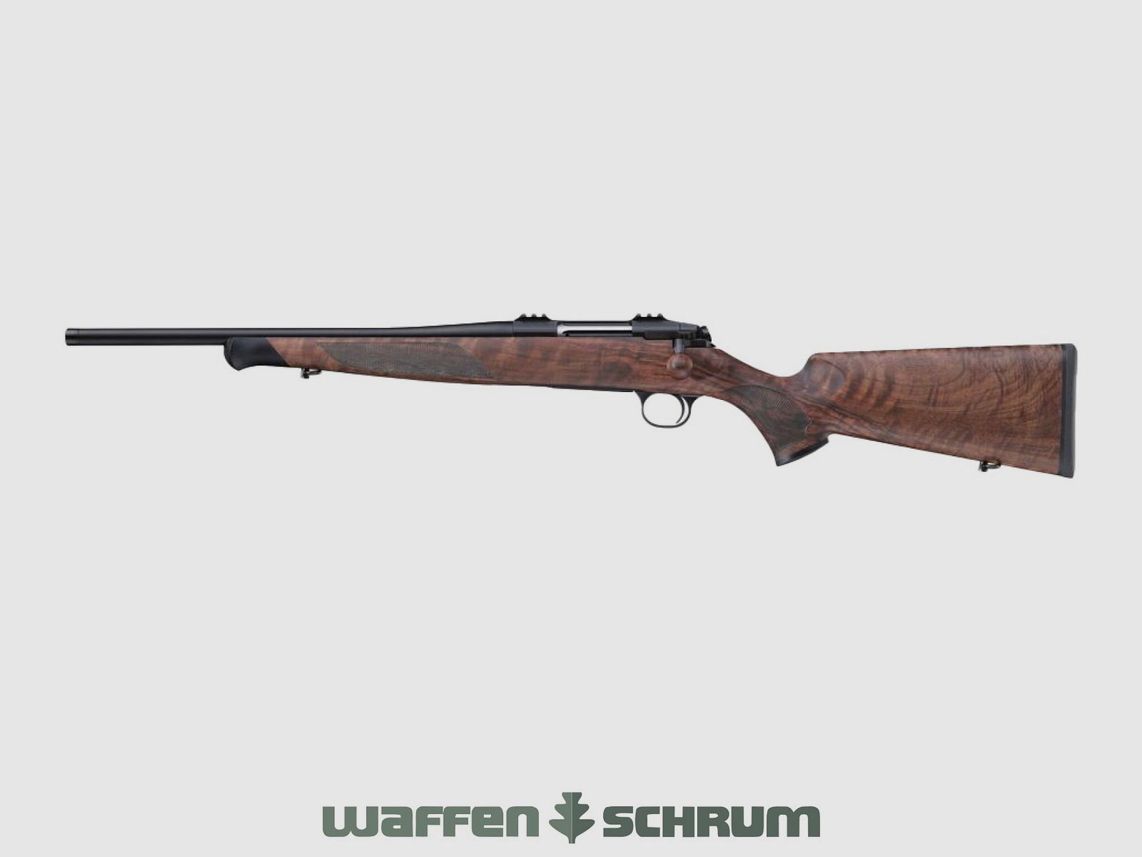 Steel Action Steel Action HSL .308Win Links LL45cm / M15x1 / ohne Visierung Holzklasse 3