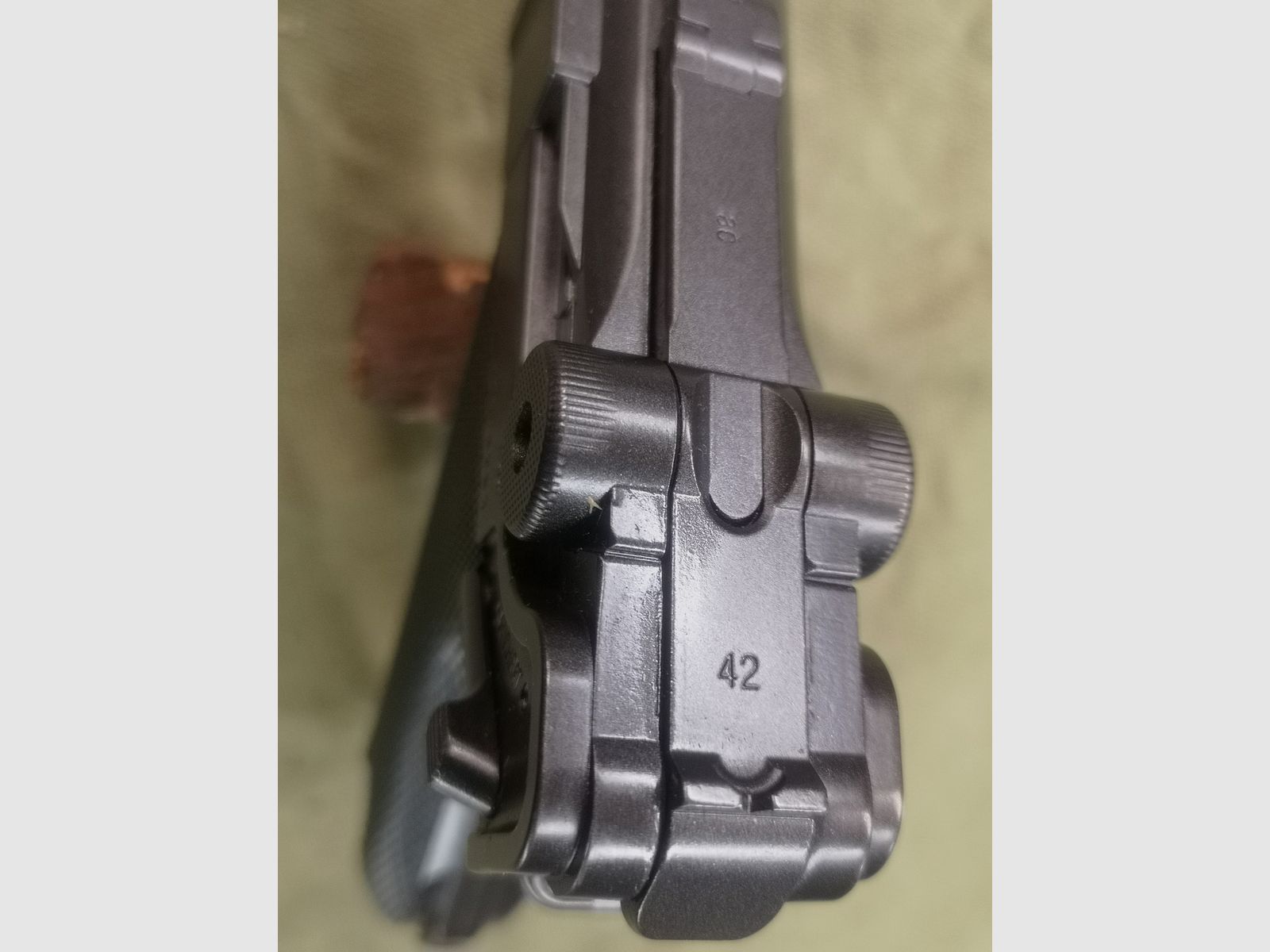 Luger 08 Pistola de Aire Leyendas Todo Metal