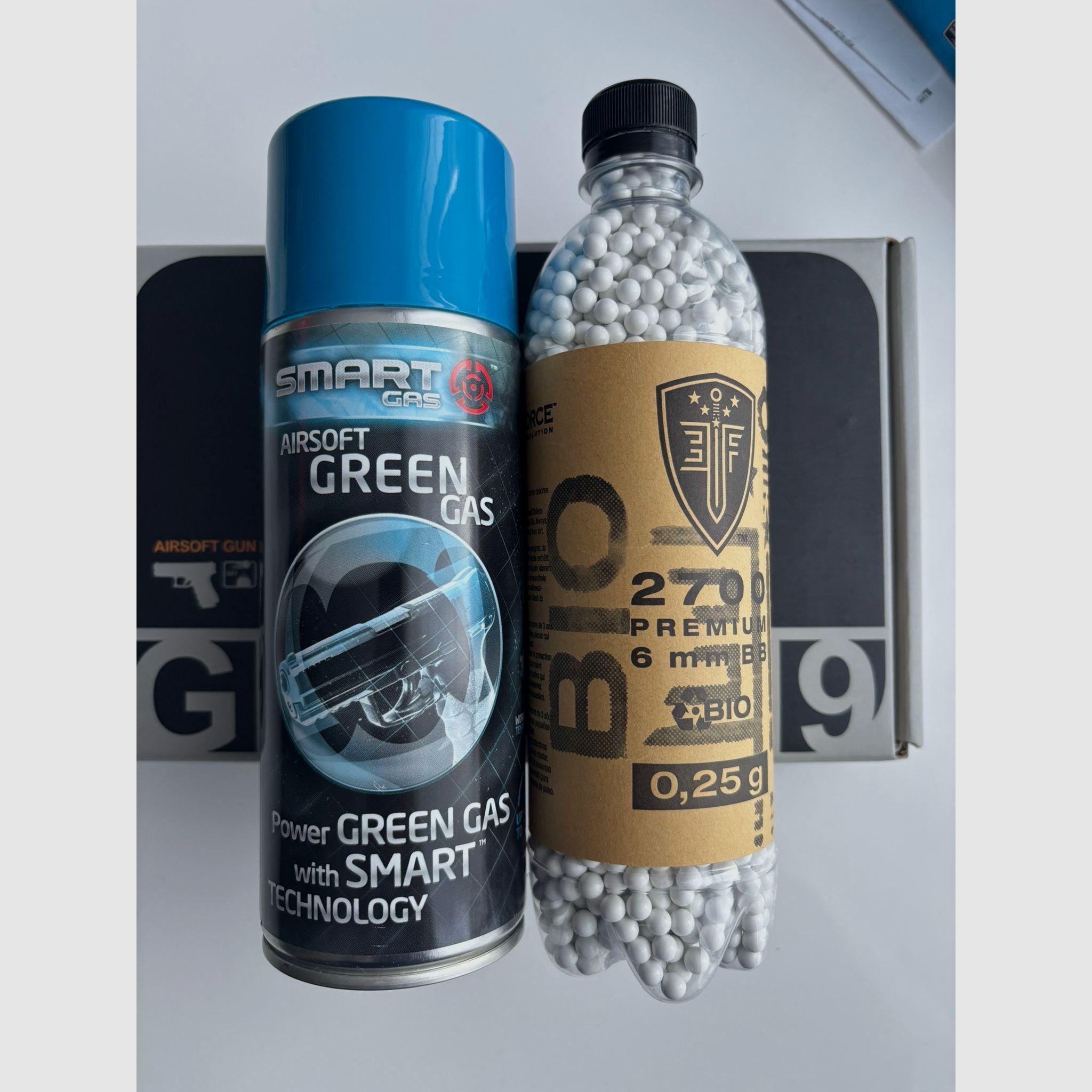 2 Airsofts Glock 19 avec 1,5 réplique originale en tant qu'Airsoft