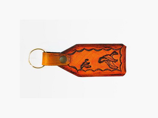Keychain Leather Duck