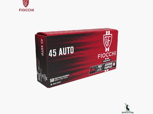 Fiocchi Munitionen Fmj Kal. .45 Auto 230 gr. Art. 701140