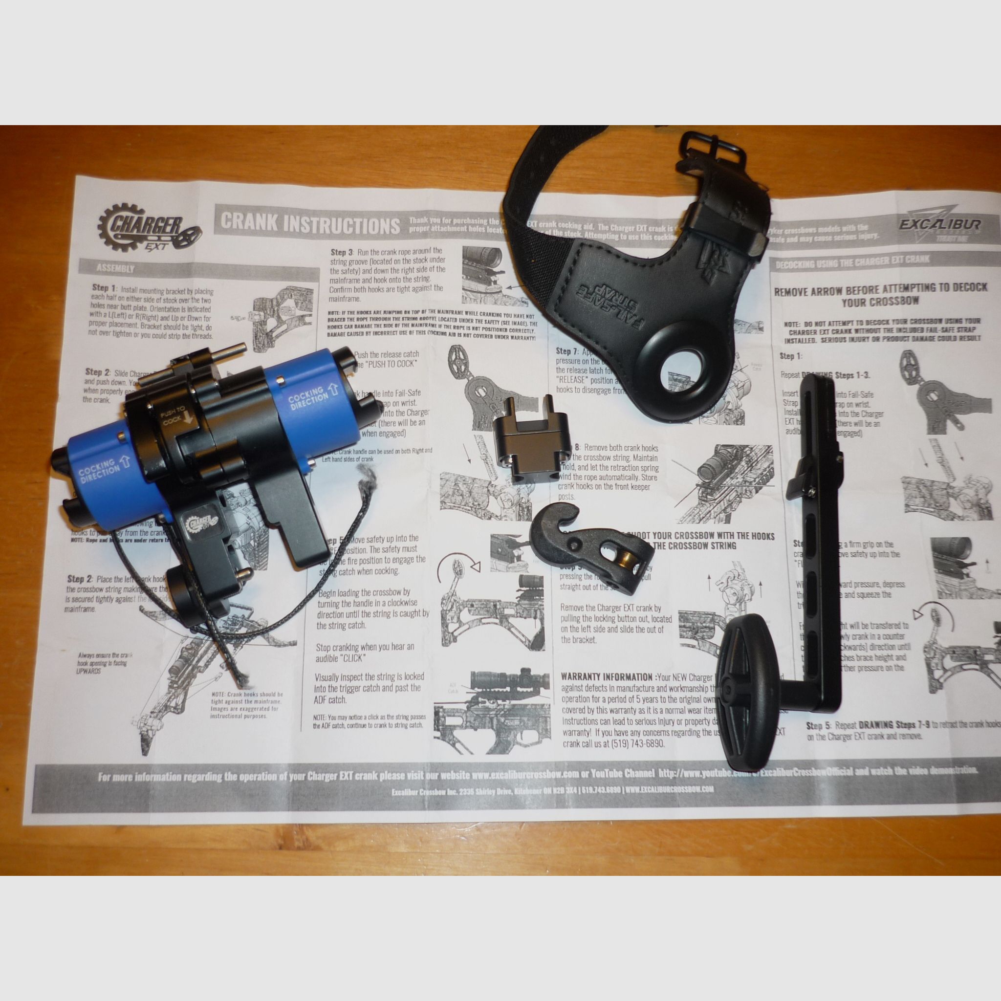 Crank Charger für Exkalibur Armbrust Kurbel