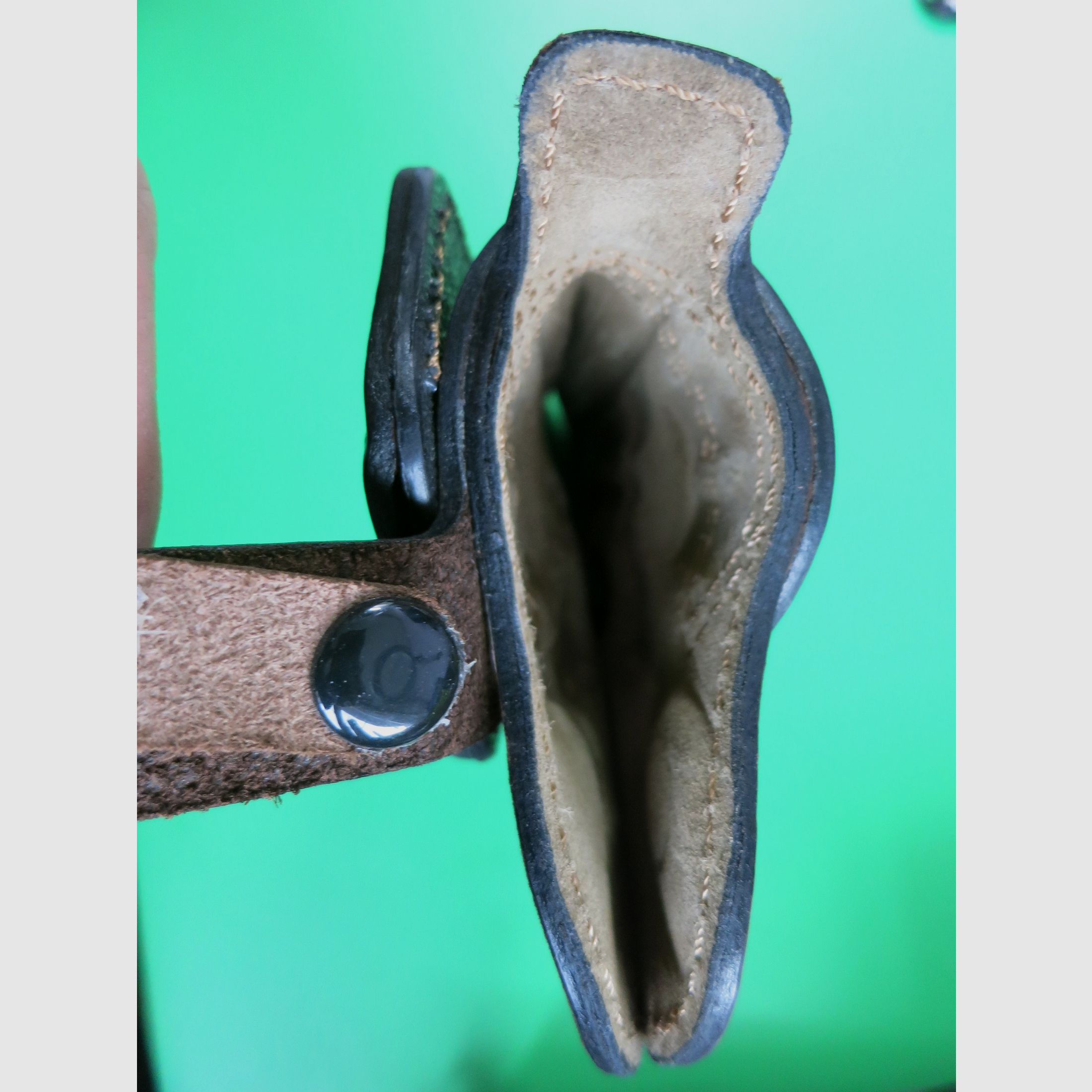 The best! Heerlein exclusive belt holster, .357 Magnum, 4", e.g. for Korth "Profi