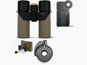 SWAROVSKI OPTIK Swarovski CL Companion 10x30 Safari Brown Pakiet podstawowy Obserwacja dzikiej przyrody