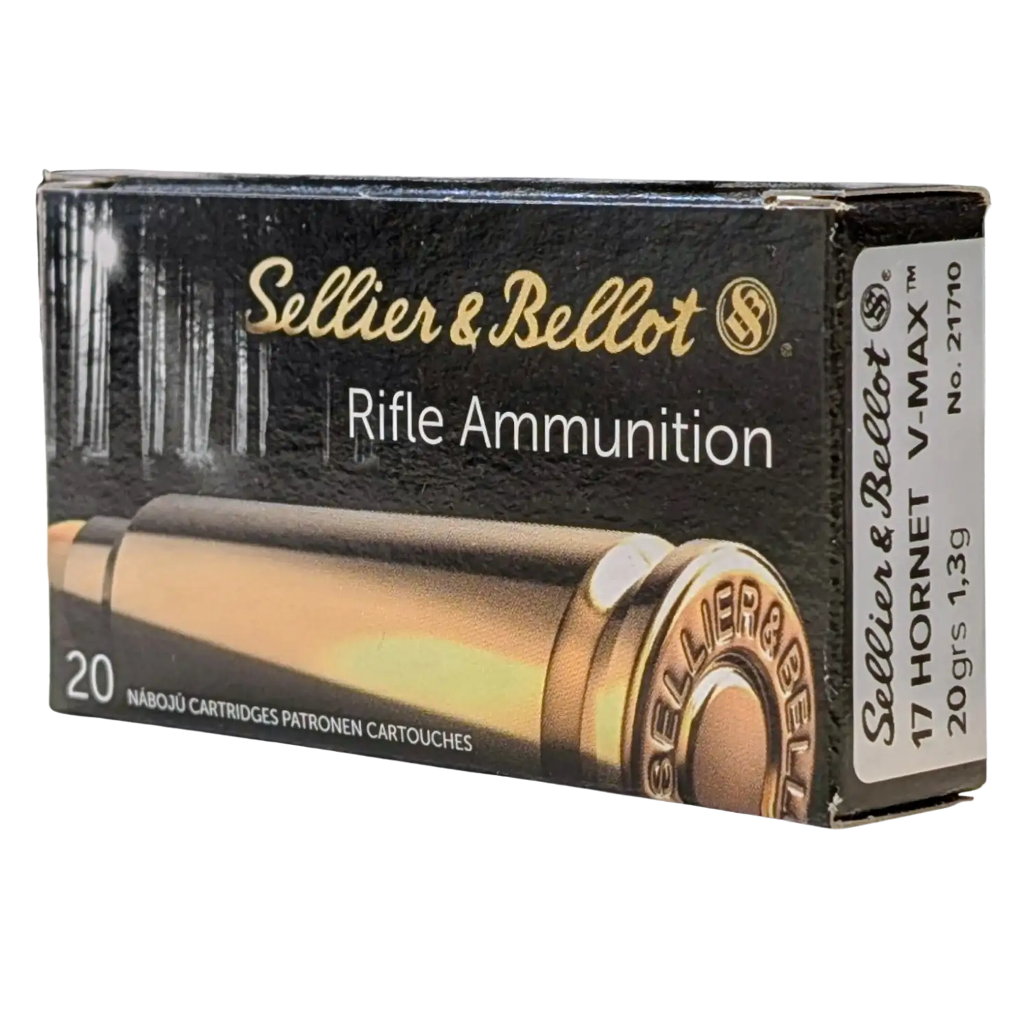 S&B .17Hornet V-Max 20gr. 20-coups