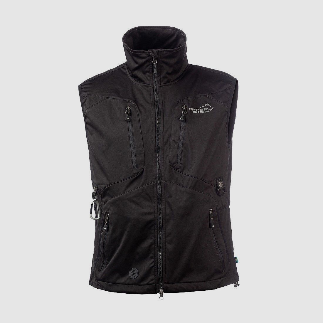 Arrak Outdoor Acadia Softshellvest Men Black 5XL
