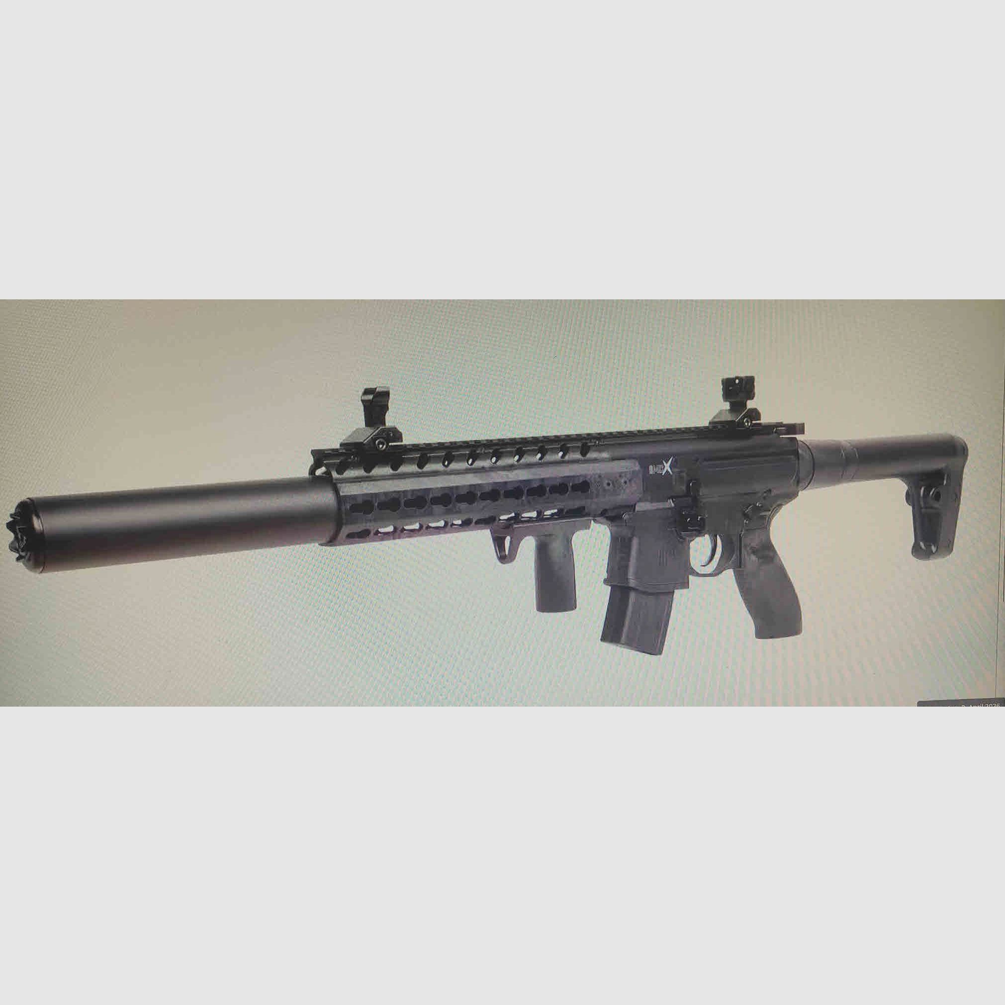 SIG SAUER MCX Co2-rifle Negro 4,5 mm Diabolo