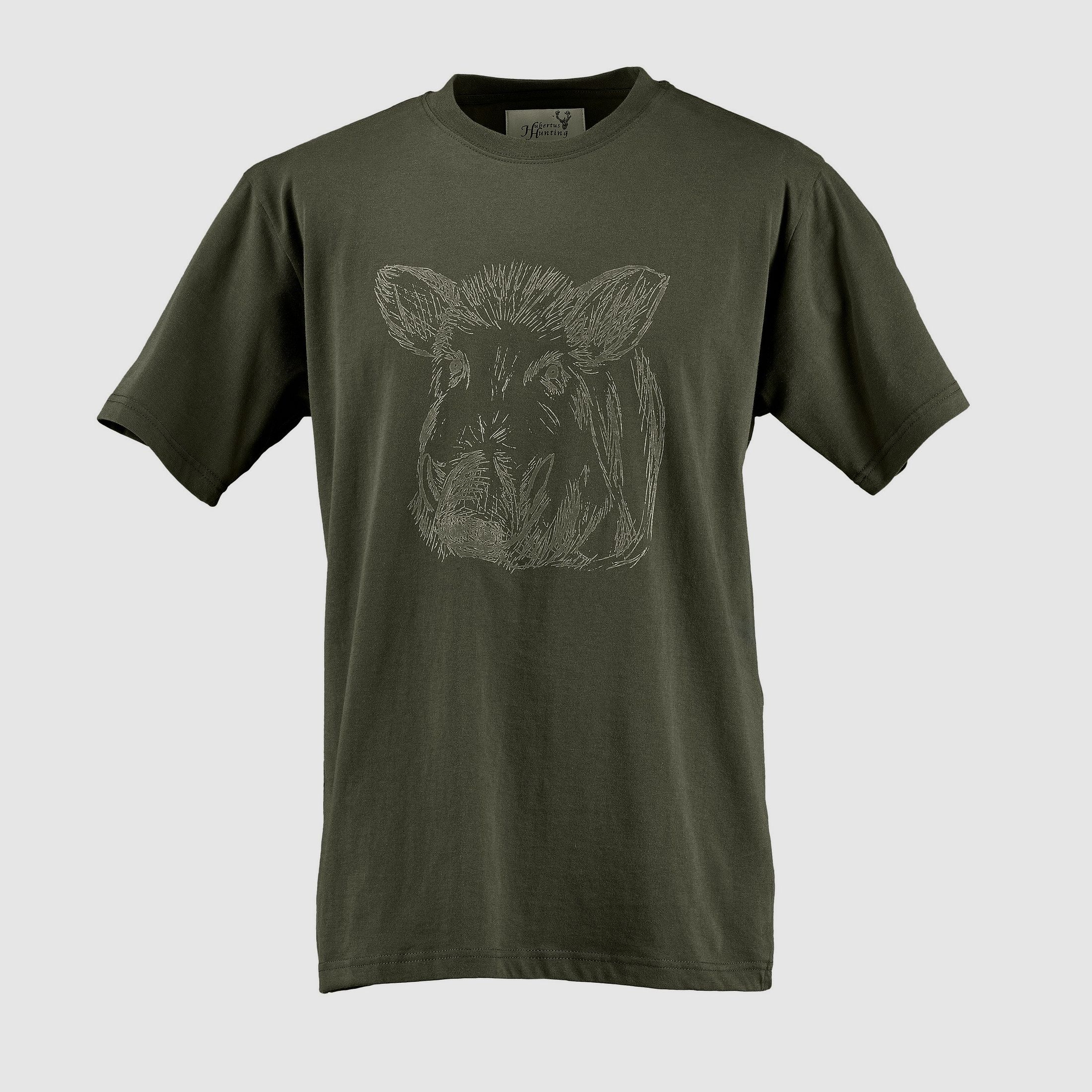Hubertus Men's T-Shirt Boar Hunting