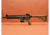 Heckler&Koch Ha.Büchse .223Rem Heckler&Koch/H&K MR223 A3 11" Lauf RAL8000 HKey, Gas-Piston-System AR-15/HK416