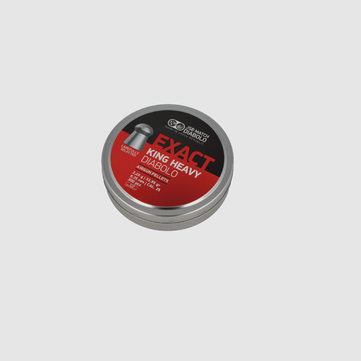 JSB Exact King Heavy pallini diabolo 6,35 mm 300 pezzi, immagine 2 di 2