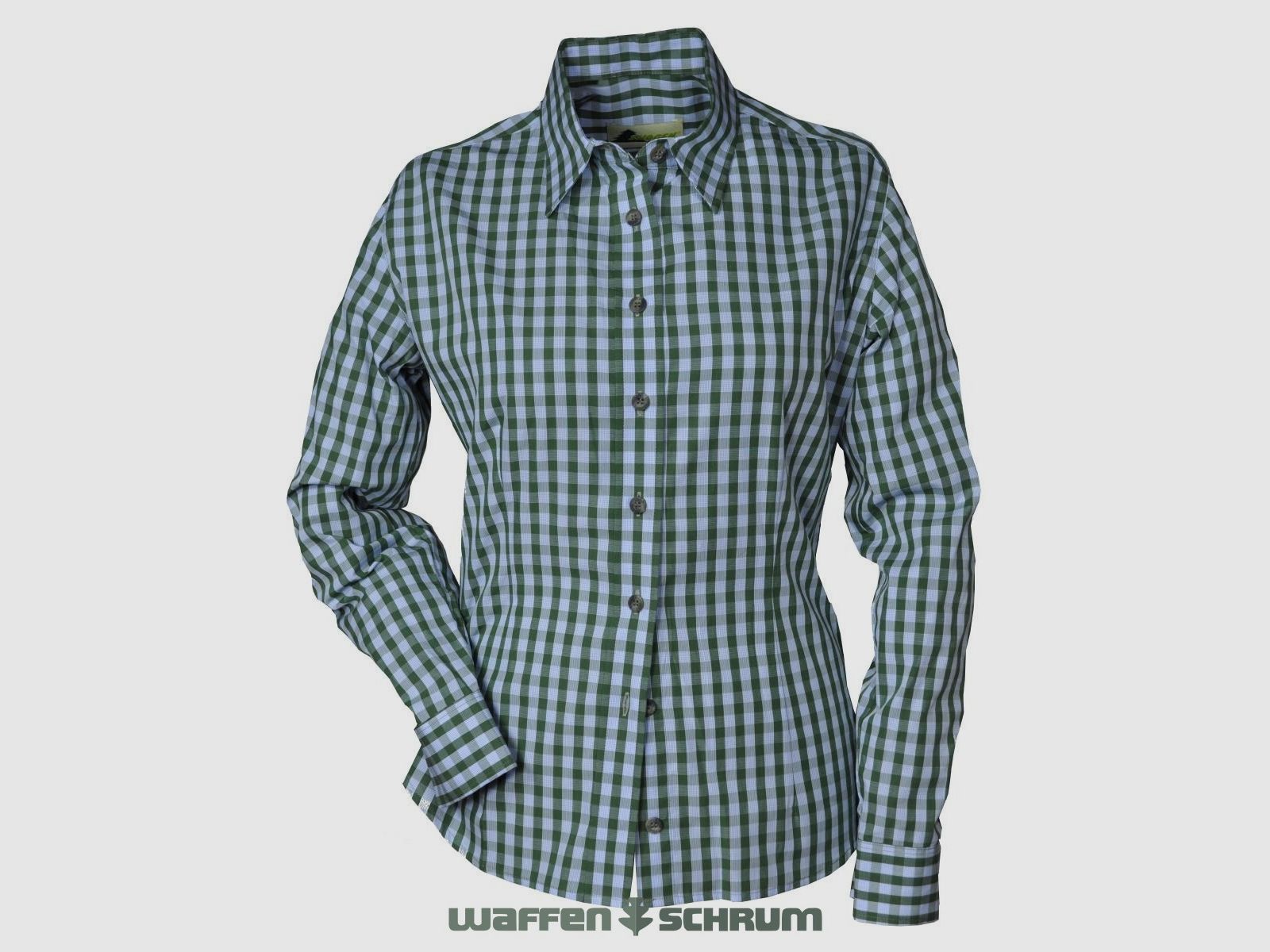Skogen Damen Bluse karo blau/grün