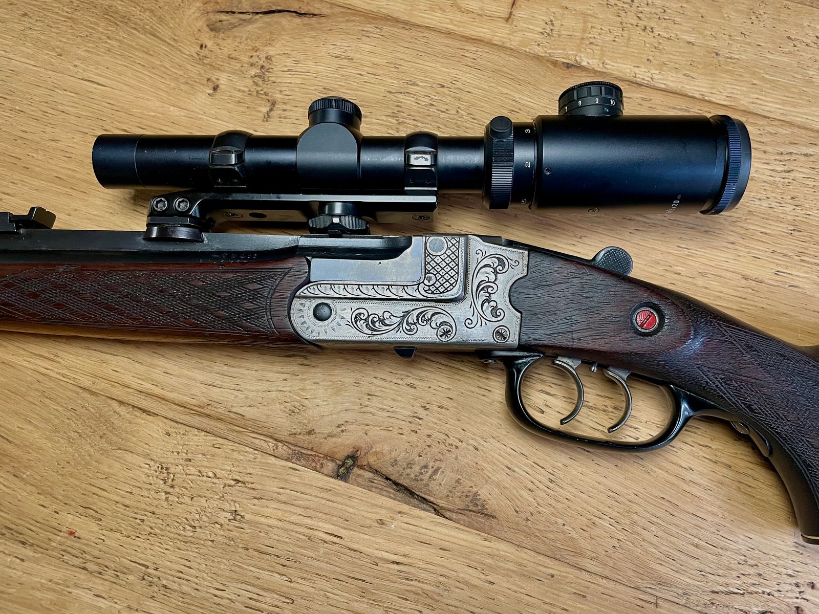 Fusil à répétition Zimmermann Z 66 cal. 10,3x60R avec lunette Luger 1,5-4,5x20
