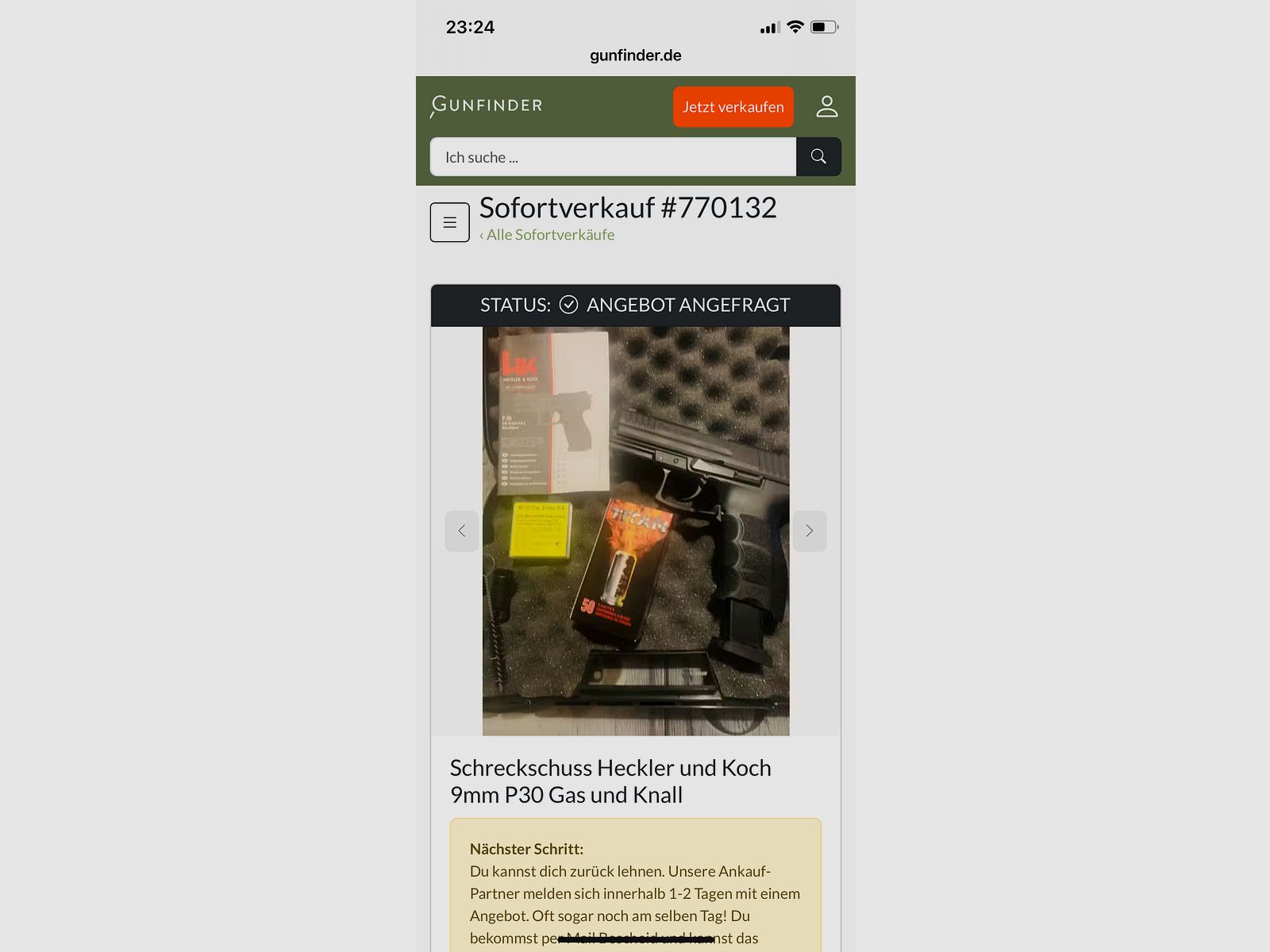 Heckler und Koch 9mm P30 Schreckschuss 