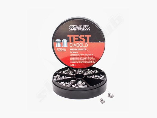 JSB Test Set - Rundkopf-Diabolos 7 MATCH Air Gun Pellets