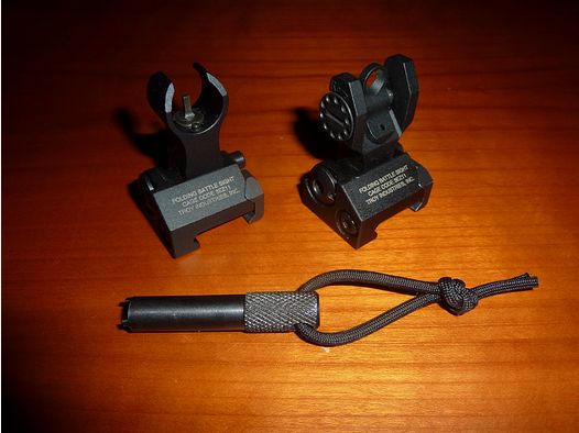 Troy Industries AR 15 Flip Up Battle Sight Set