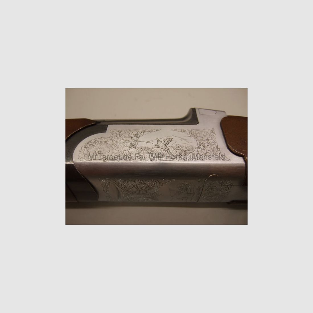 Lu Mar Srl włoska strzelba myśliwska z podwójnym spustem i pięknym grawerunkiem