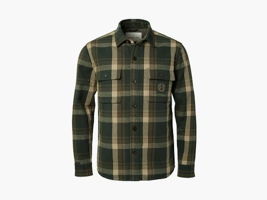 Chevalier Hemd Axe Overshirt  Green Checked