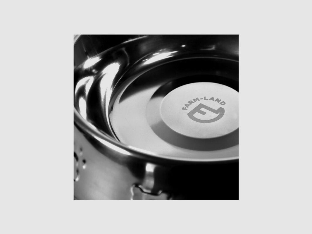 Farm-Land Hundenapf Edelstahl Antirutsch Boss 2,84 Liter / Ø 25 cm