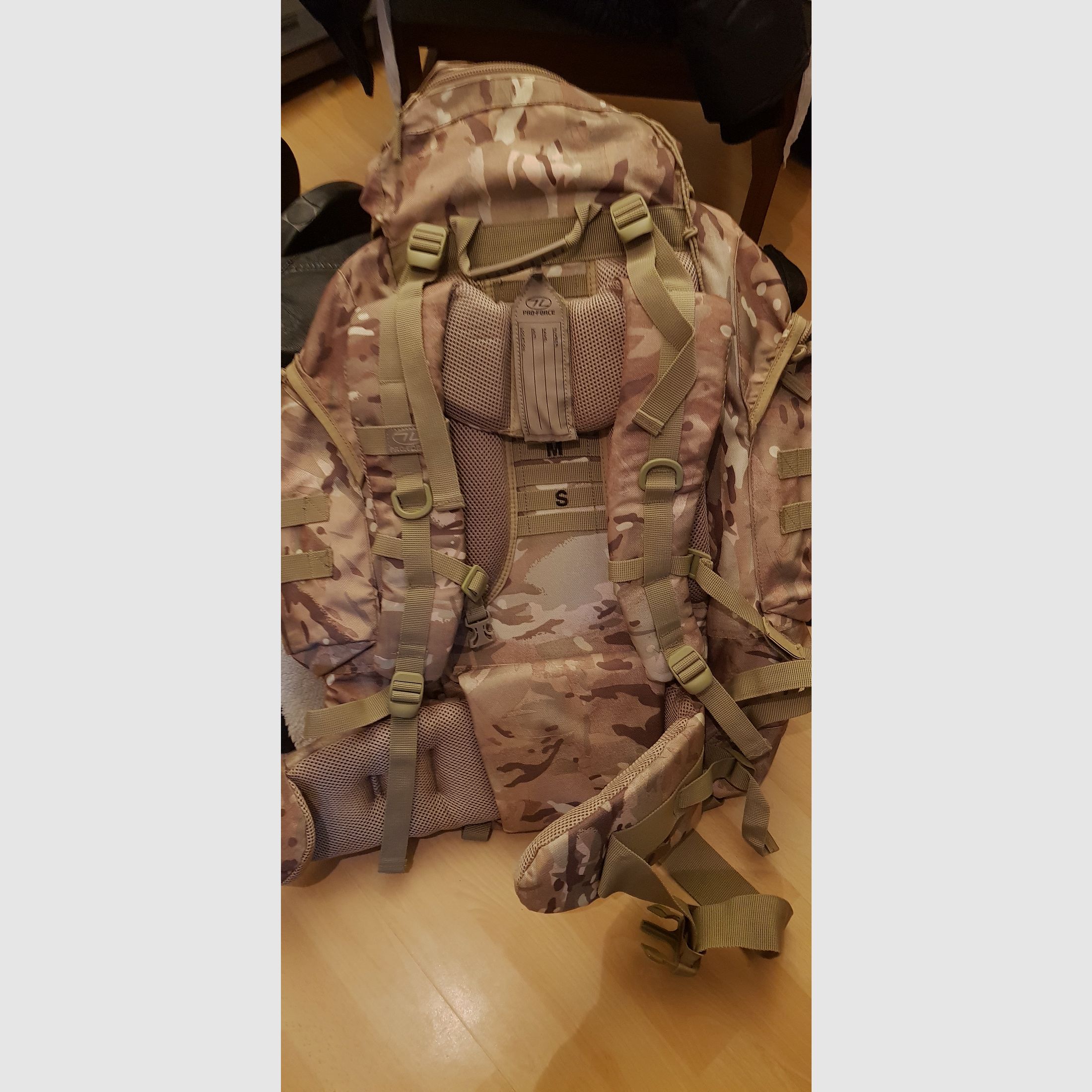 Rucksack Survival, tactique tacheté Pro Force Elite