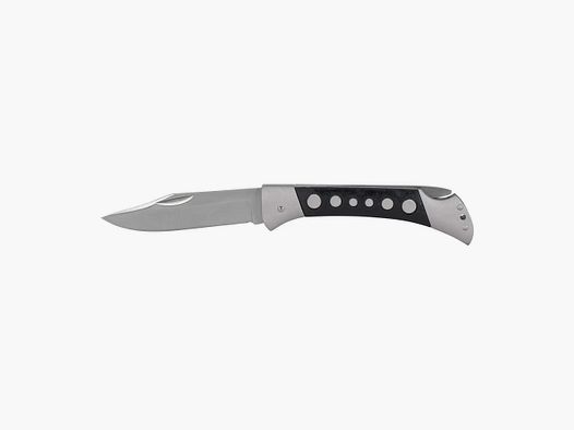 KH Security KH Security Cuchillo de bolsillo Inlay negro plateado