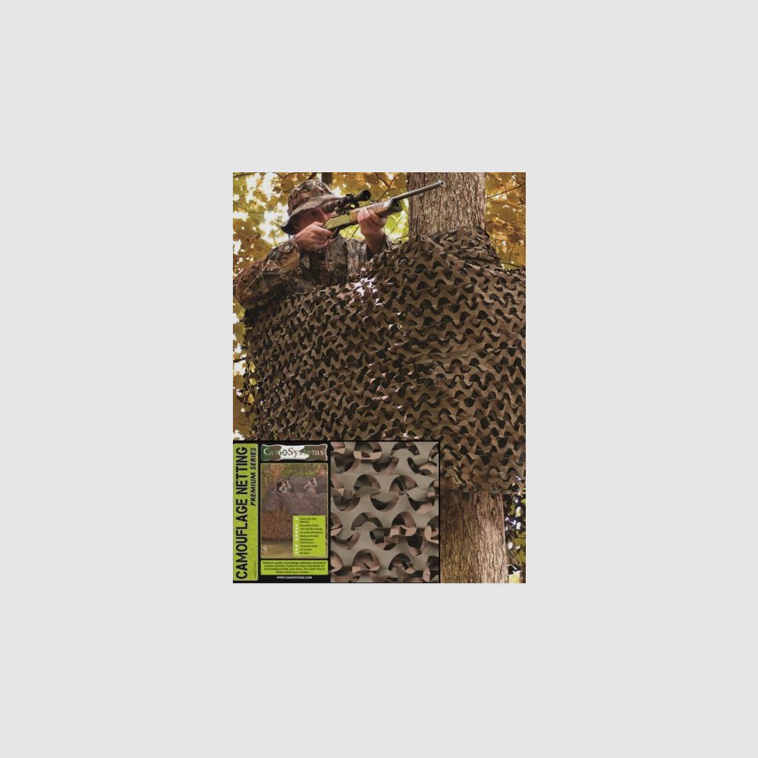 TARNNETZ BASIC LIGHT - 240x300 CM - WOODLAND