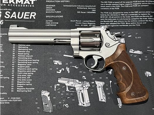 Smith Wesson 629 Revolver 6,5" 629-3 elegante messa a punto meno di 200 colpi