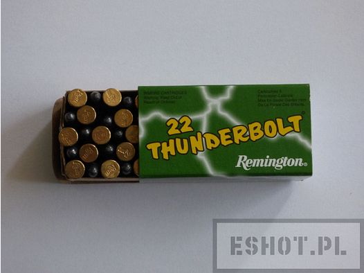 Amunicja bocznego zapłonu Remington kal. 22LR Thunderbolt RN