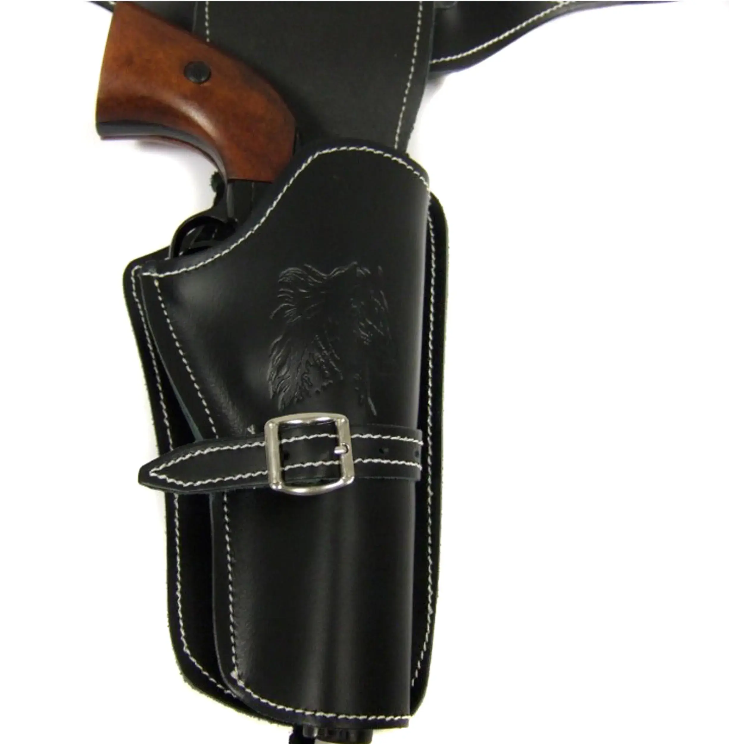 Denix Black Holster for Two Western Revolvers, image 4 of 18