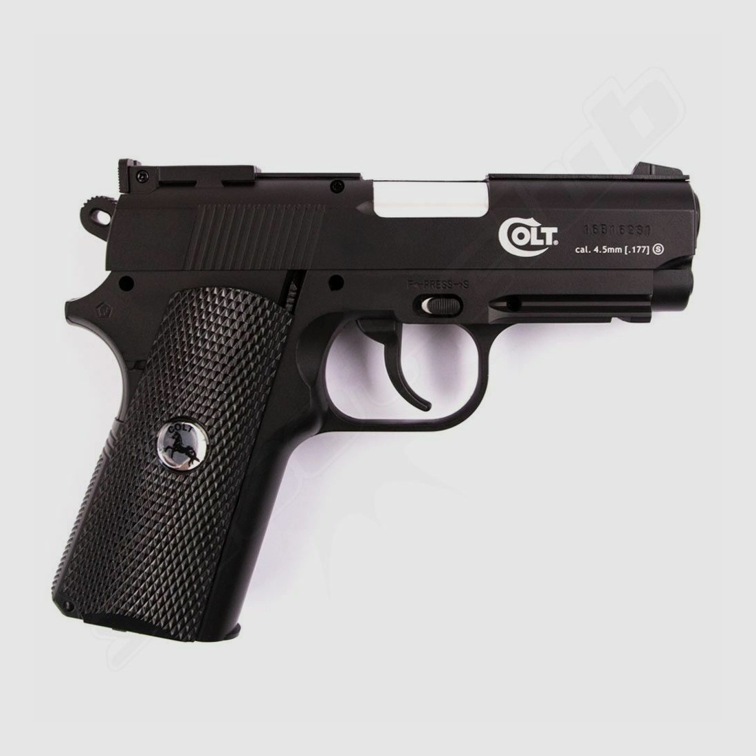 Colt Defender Pistola CO2 4,5mm BB in acciaio, nera