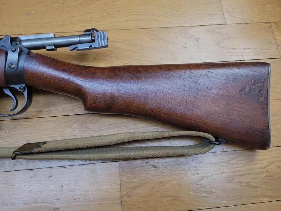 Sehr schöner englischer Gewehr Lee Enfield MKIII (*) – Sehr seltene englische Herstellung aus dem Zweiten Weltkrieg von B.S.A. aus 1943! – Originalkaliber 303 British – Mononummer – MUSEUMSZUSTAND!, Bild 31 von 41