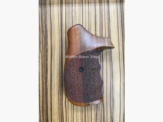 Griff für S&W KL Round Butt Braun, Holz